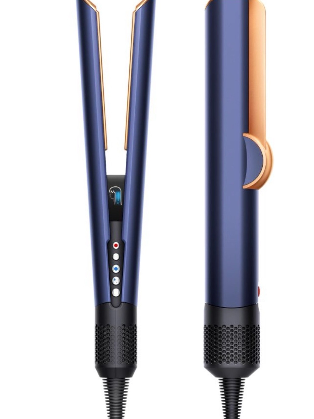 Dyson Navy Blue and Rose Gold Hair Straightener - Women Hair Tool